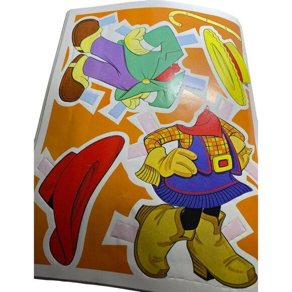 Vintage 1983 Walt Disney Mickey & Minnie Paper Doll Book - Picture 7 of 7